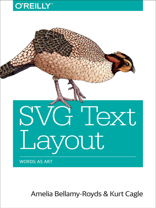 Title details for SVG Text Layout by Amelia Bellamy-Royds - Available